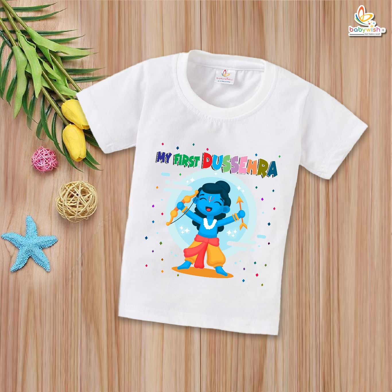 Babywish Baby Navratri T-shirt My First Dussehra My First Dussehra