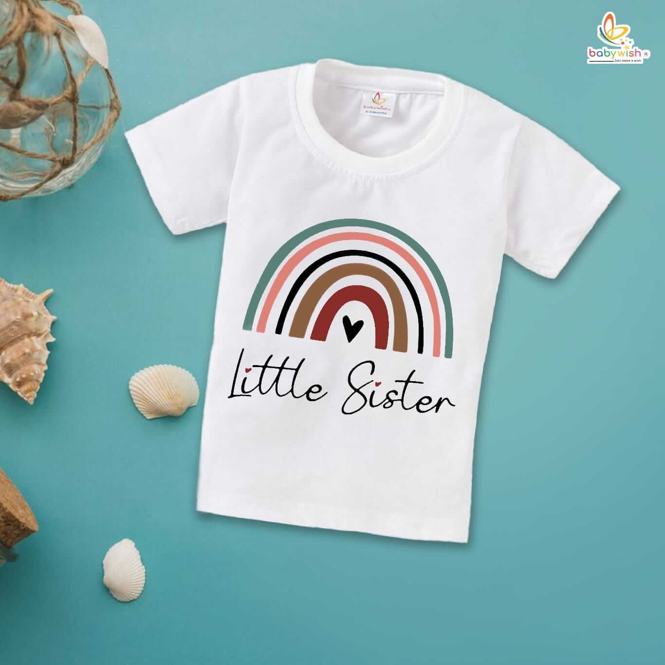 Rakshabandhan T-Shirt for Kids – Brother Sister Matching Dress Rakhi Gift Tee Perfect for Rakshabandhan Celebration Babywish