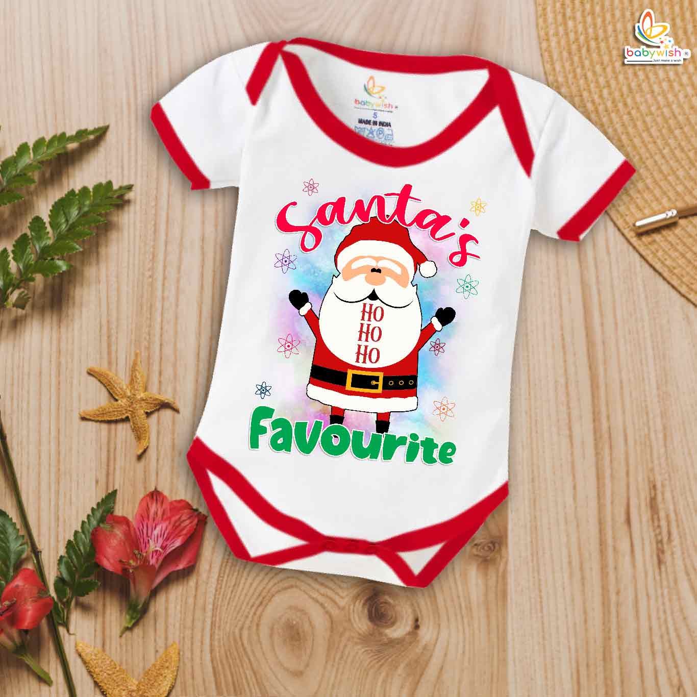 Babywish Christmas Romper Clothes for Babies, My First Merry Christmas Bodysuits, Ho Ho Christmas Newborn Outfit, Cute Holiday Onesies for Boys & Girls