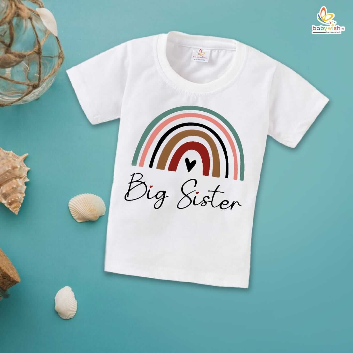 Rakshabandhan T-Shirt for Kids Brother Sister Matching Outfit – Cute Rakhi Gift Tee for Toddlers Babywish