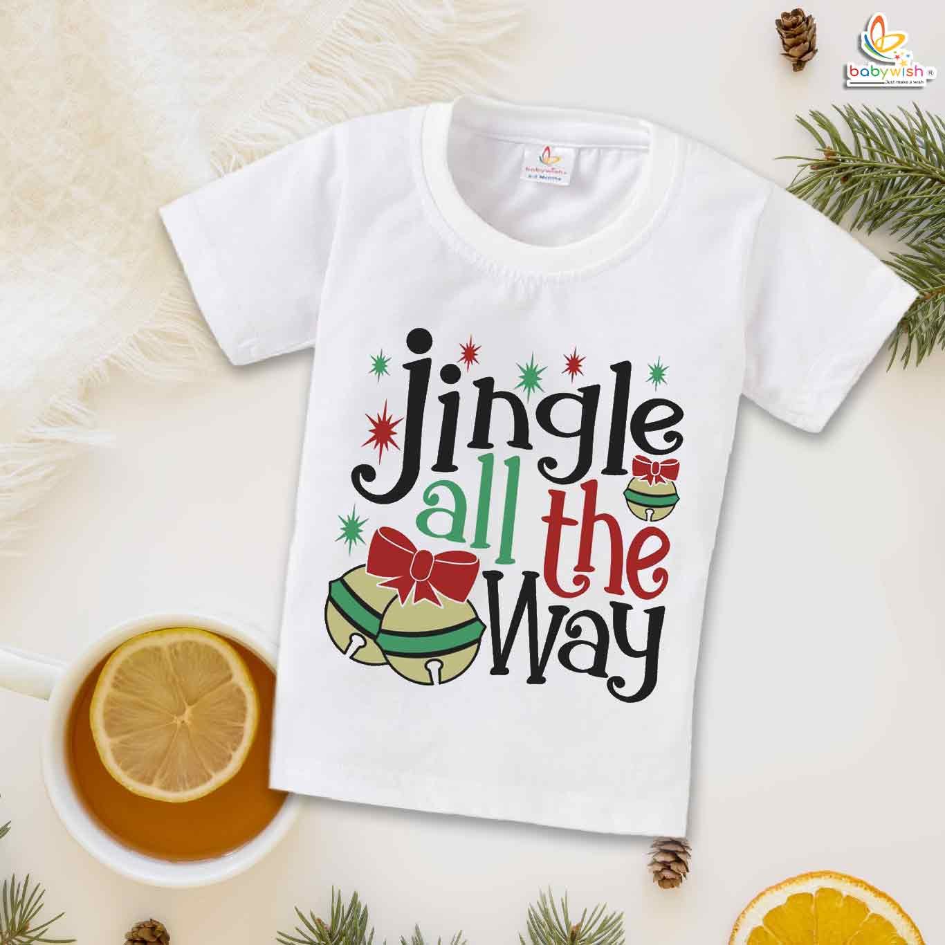 Babywish Christmas T-shirt My First Christmas T-shirt Christmas Jingle in All the Way