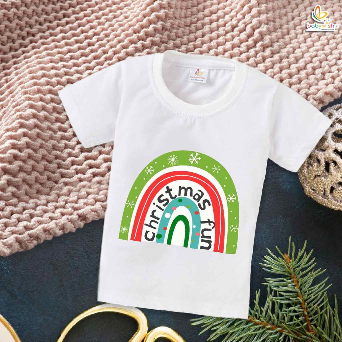 Babywish Christmas T-shirt My First Christmas T-shirt Christmas Star Theme celebrations