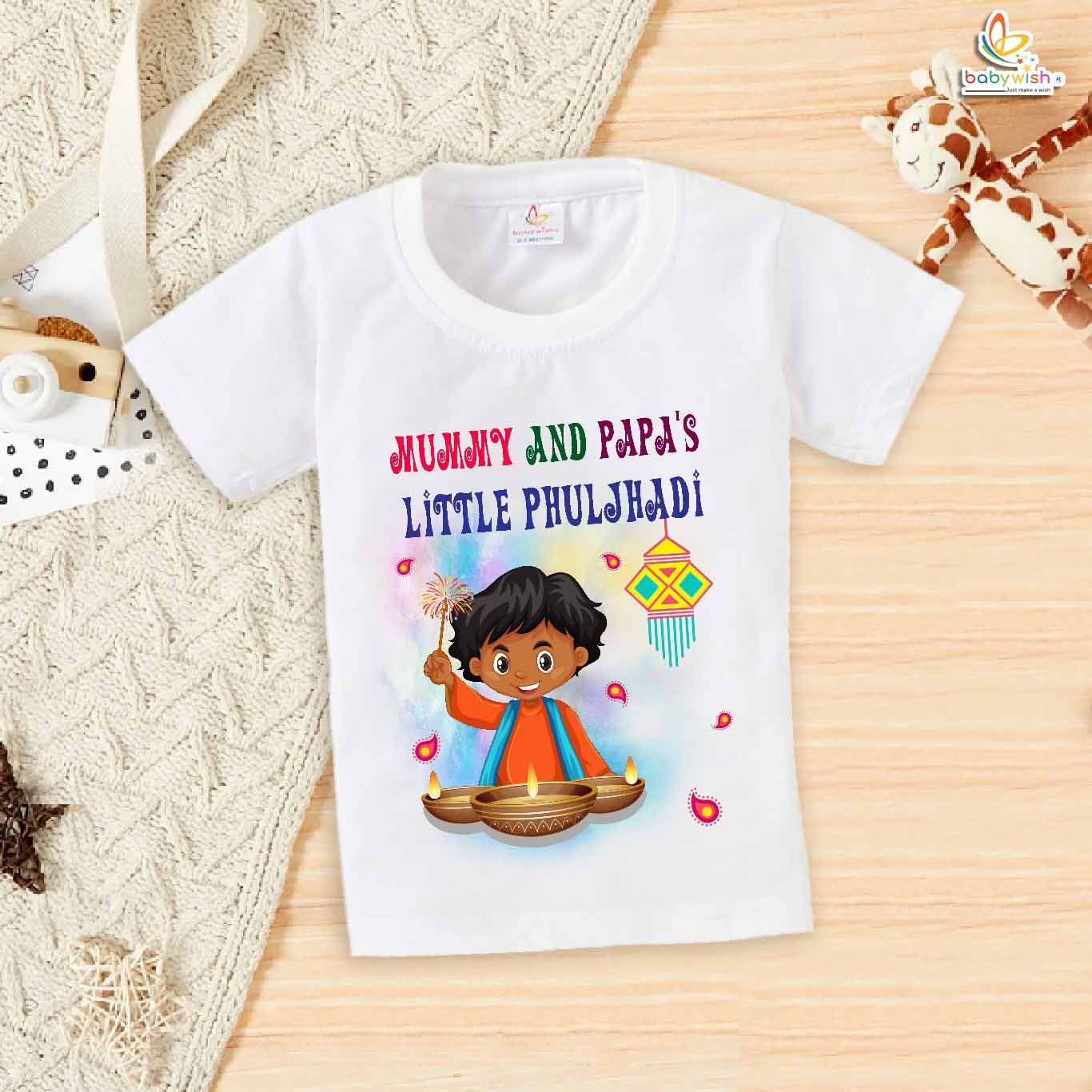 Babywish Baby Diwali T-shirt My First Diwali Diwali Festival Celebrations