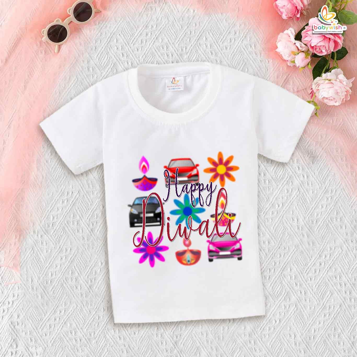 Babywish Baby Diwali T-shirt My First Diwali Diwali Festivals Celebration