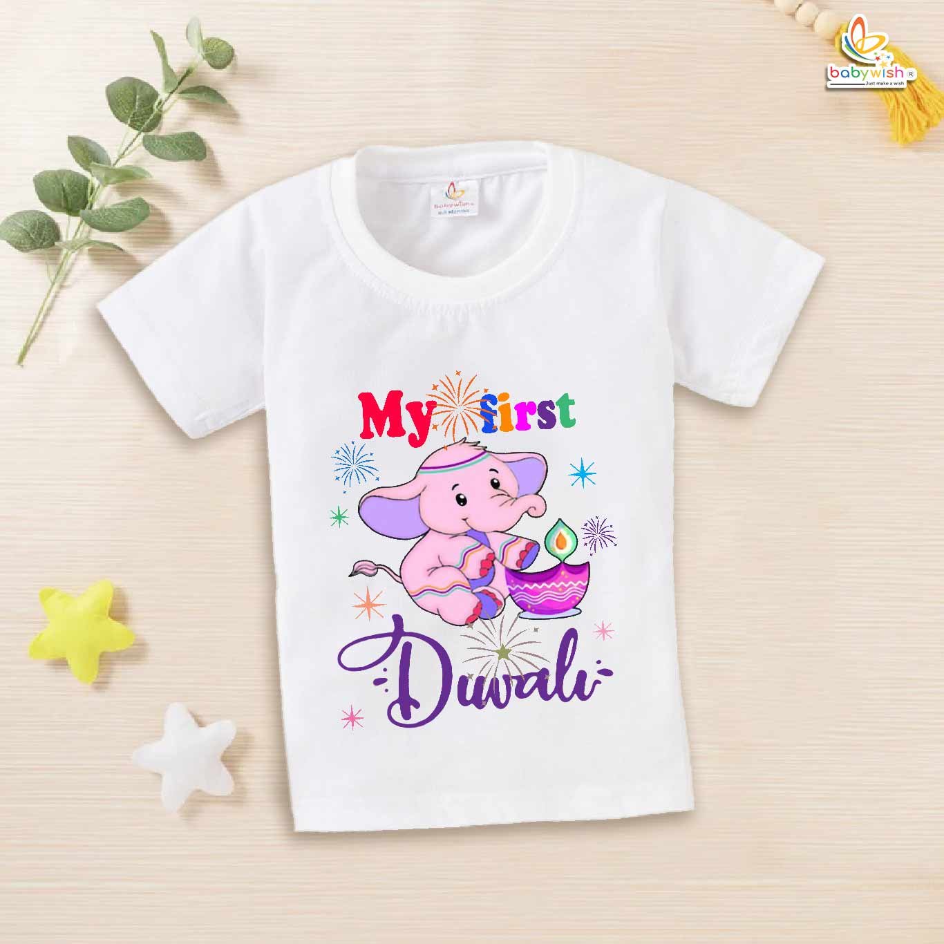 Babywish Baby Diwali T-shirt My First Diwali First Diwali