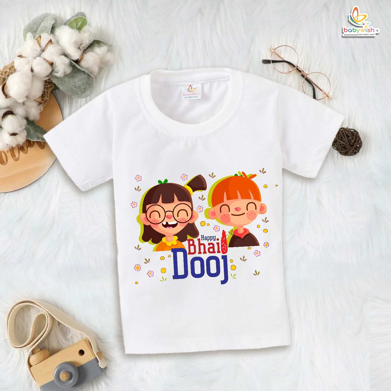 Babywish Baby Diwali T-shirt My First Diwali Happy Bhai Dooj