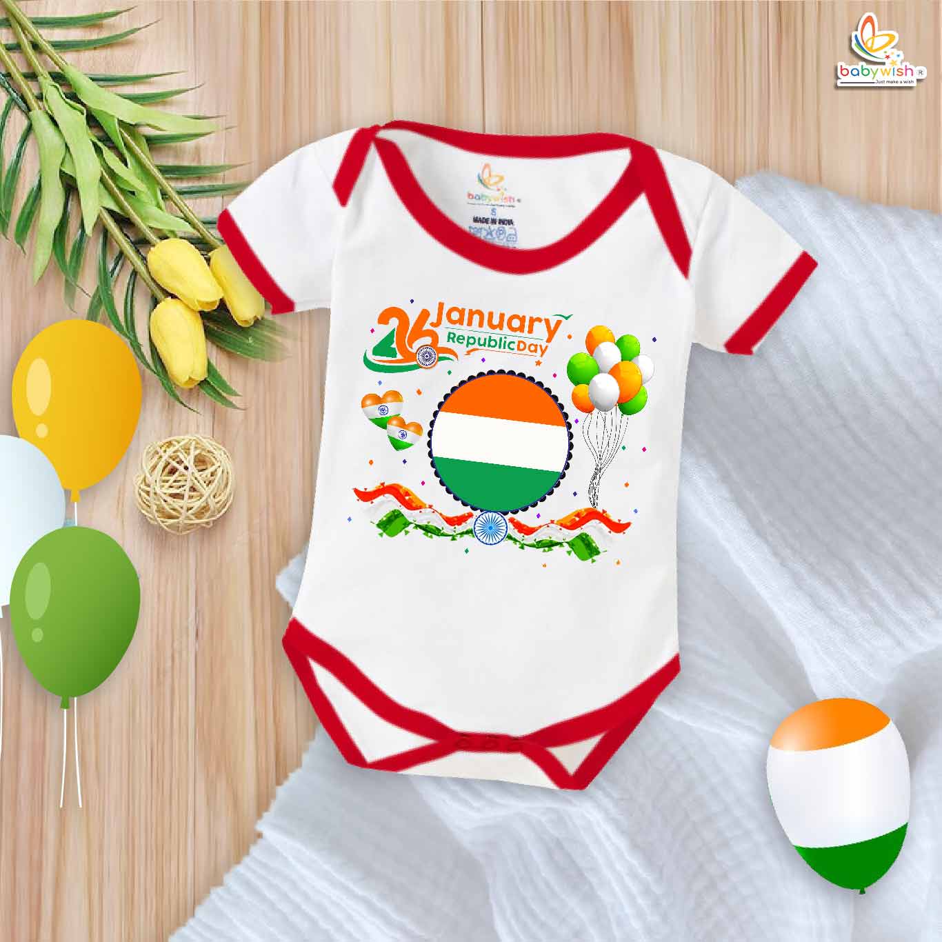 Republic Day baby Onesie Babywish