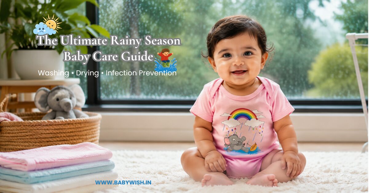 The Ultimate Rainy Season Baby Care Guide: Washing Baby Clothes, Preventing Infections & Common Mistakes