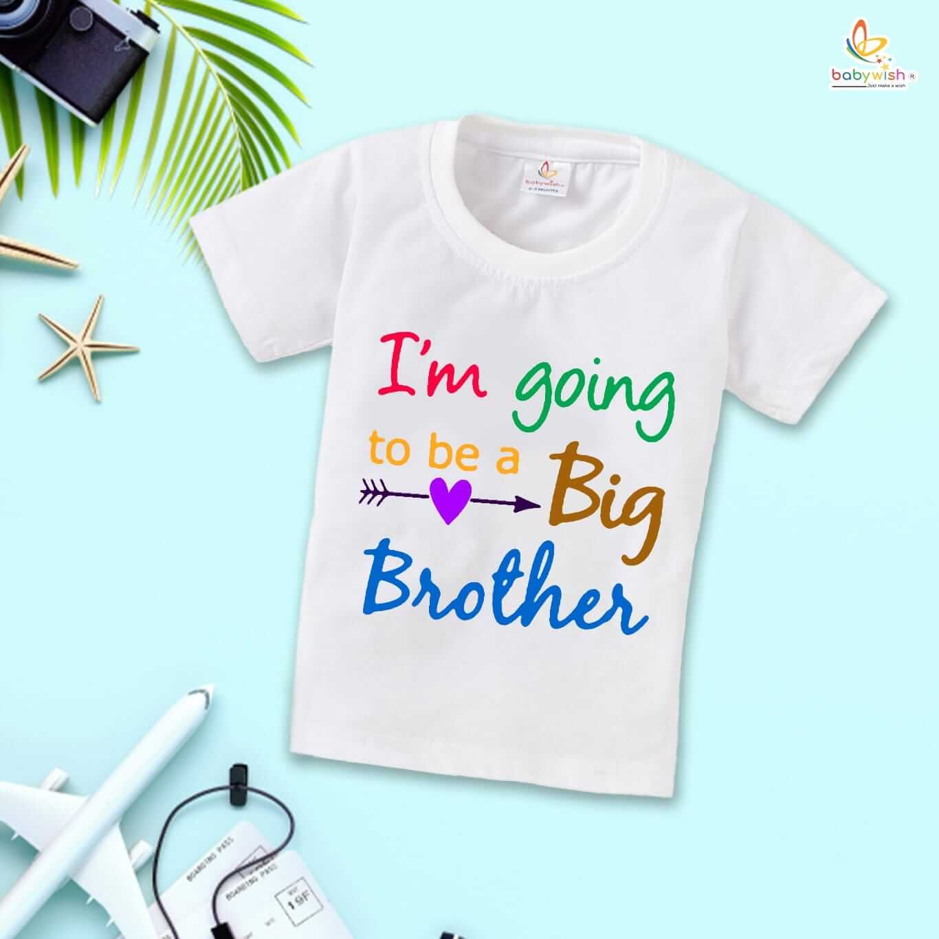 Baby Rakshabandhan T-Shirt for Kids – Brother Sister Matching Dress Tee, Perfect Rakhi Gift Outfit for Boys and Girls Babywish