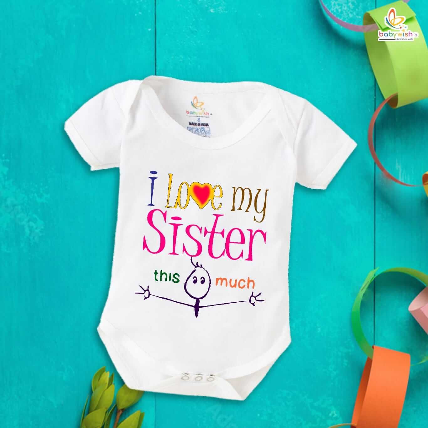 Rakshabandhan Romper for Baby Boys & Girls | Brother Sister Matching Outfit | Cute Rakhi Onesie Dress | Newborn & Infant Rakhi Gift Clothing | Festival Wear for Raksha Bandhan – Babywish