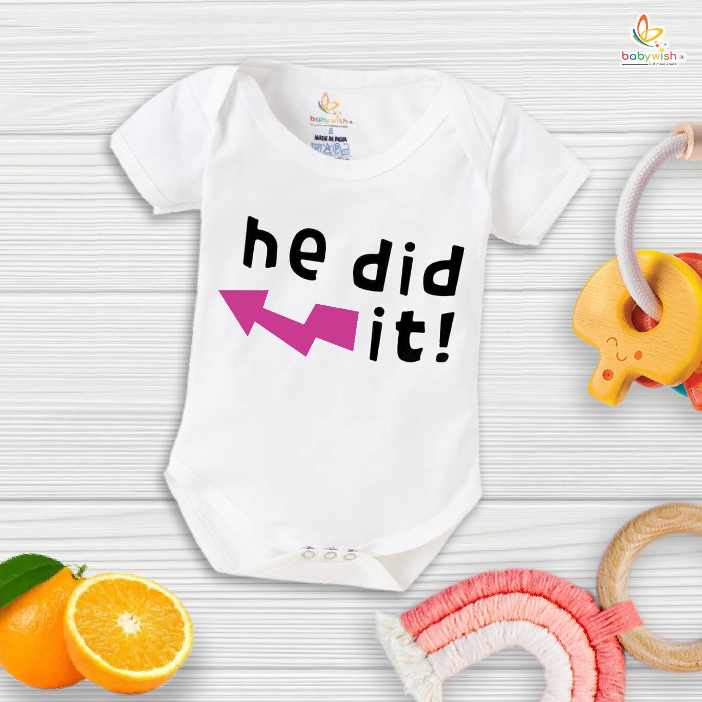 Babywish Rakshabandhan Romper Brother Sister Matching dress Rakshabandhan gift for Rakhi