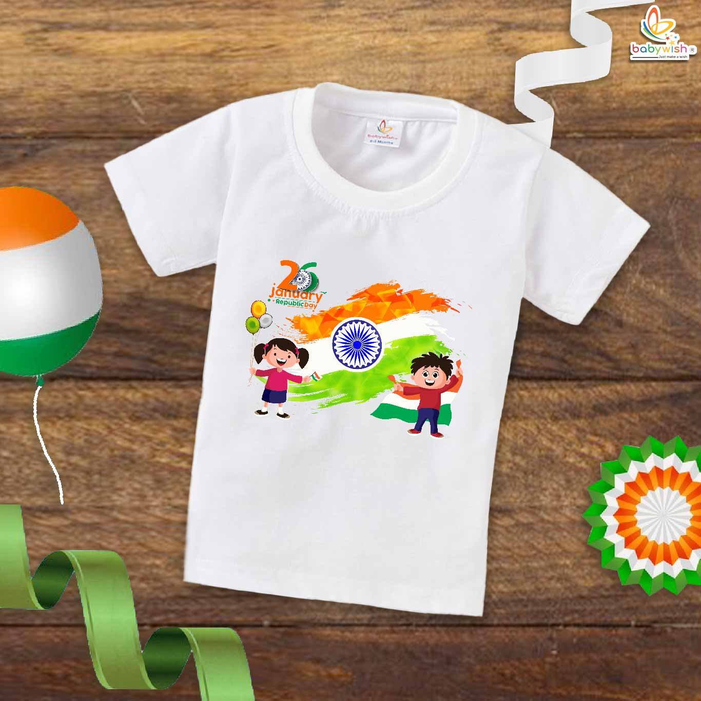 republic day baby t shirt for kids in india