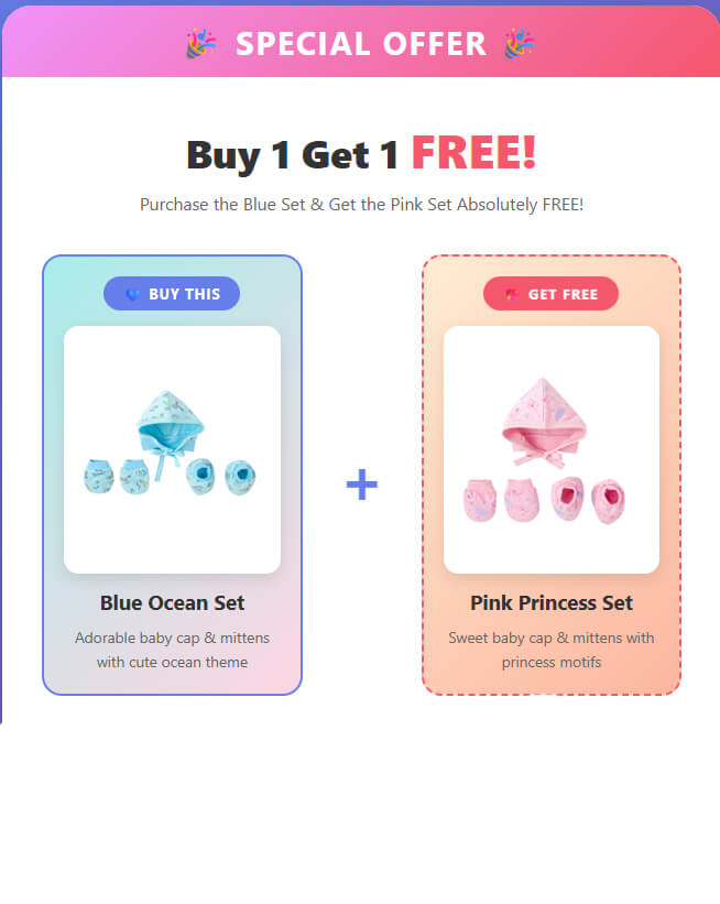 babywish Unisex Cap For Baby Suitable For 0 To 6 Months Baby Buy One Get One Free