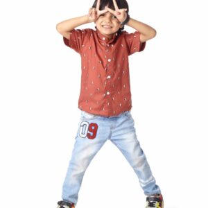 Kids Full Sleeve Shirt for Boys & Girls | Penguin Printed Theme Toddler Shirt | Summer & Winter Top Wear | Soft, Comfortable, Durable Kids Clothes for Everyday Use