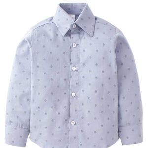 Toddler Boys Full Sleeve Shirt – Grey Cactus Print Casual Shirt for Kids and Baby Boys – Stylish Comfortable Outfit for Everyday Wear – Babywish