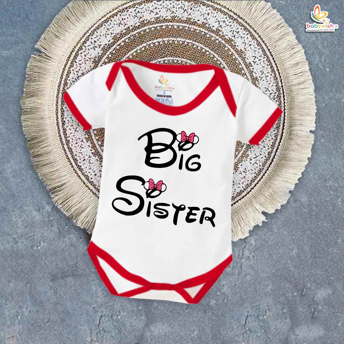 Big Sister Baby Romper