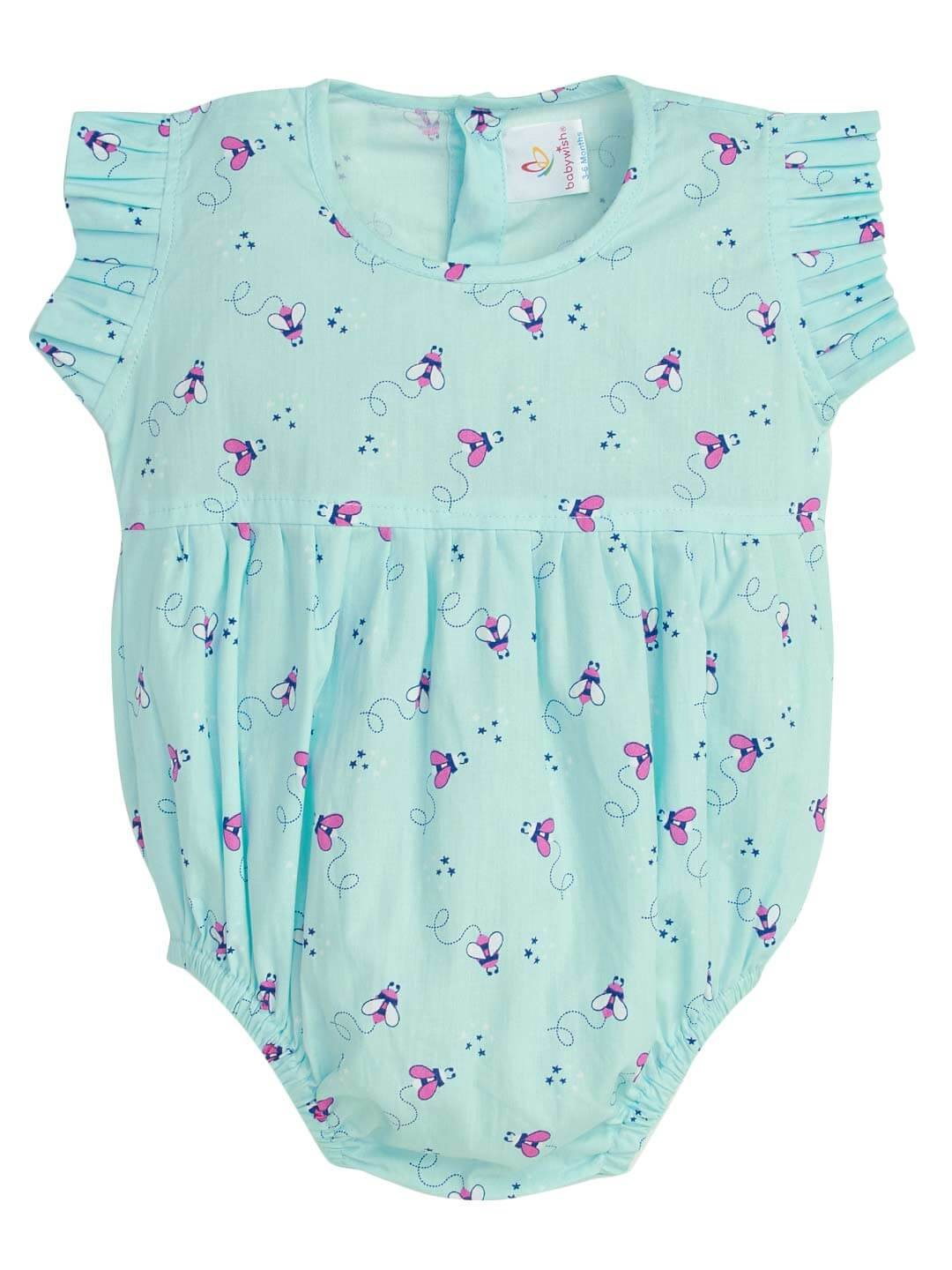 Baby Girls Cotton Jumpsuit | Sleeveless Romper for Newborns & Toddlers | Babywish