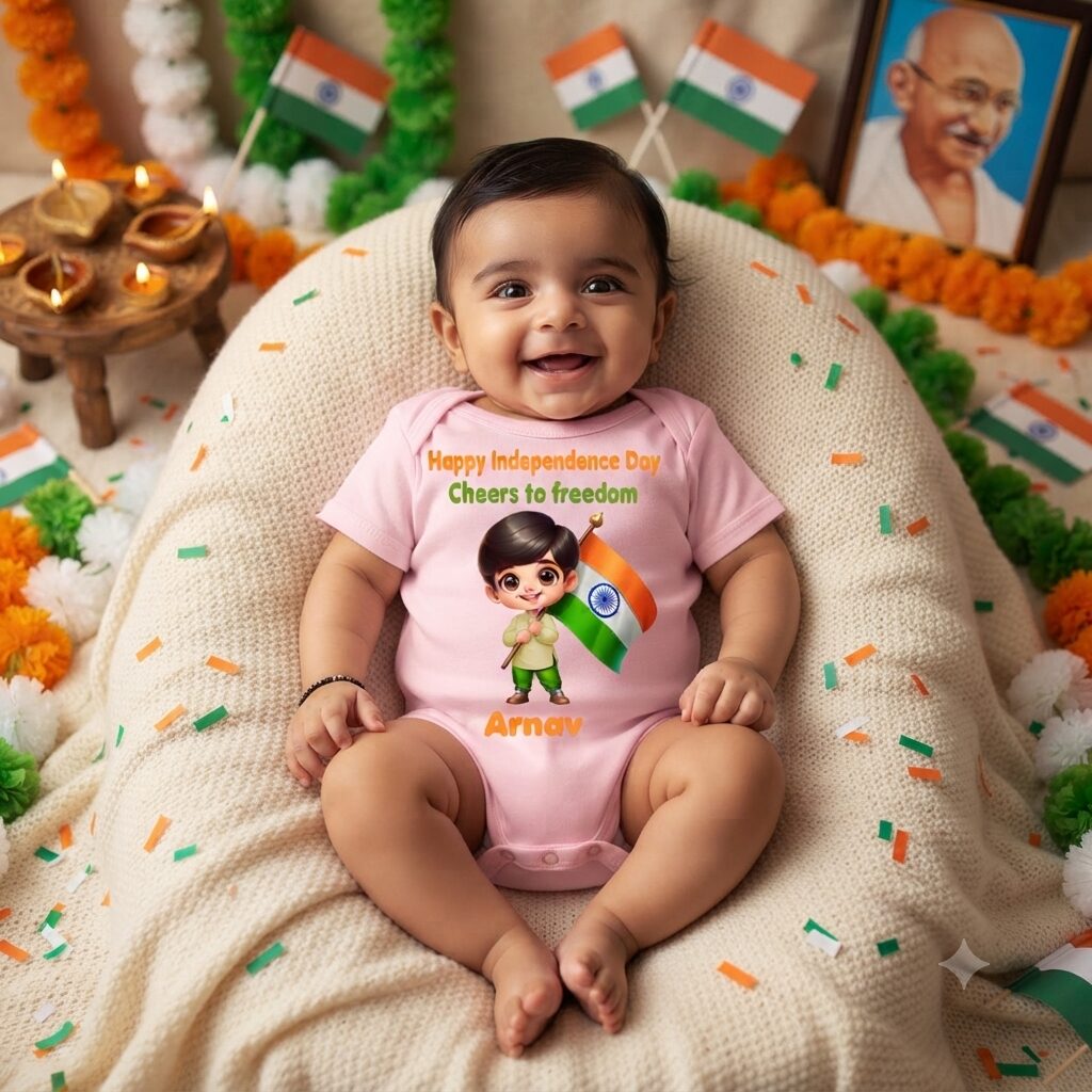 Independence Baby Romper