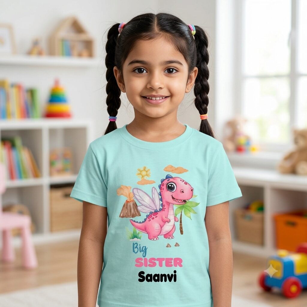 Big Sister Rakhi T-Shirt for Kids