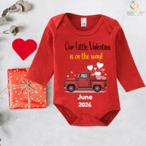 valentine baby onesie