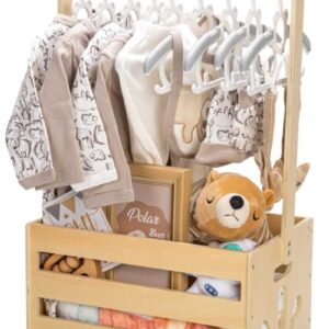 Custom Newborn Gift Hamper Baby Gift Set with This Is What A Great Aunt Looks Like Romper Dry Sheet Swaddle Nappies Baby Essentials Babywish