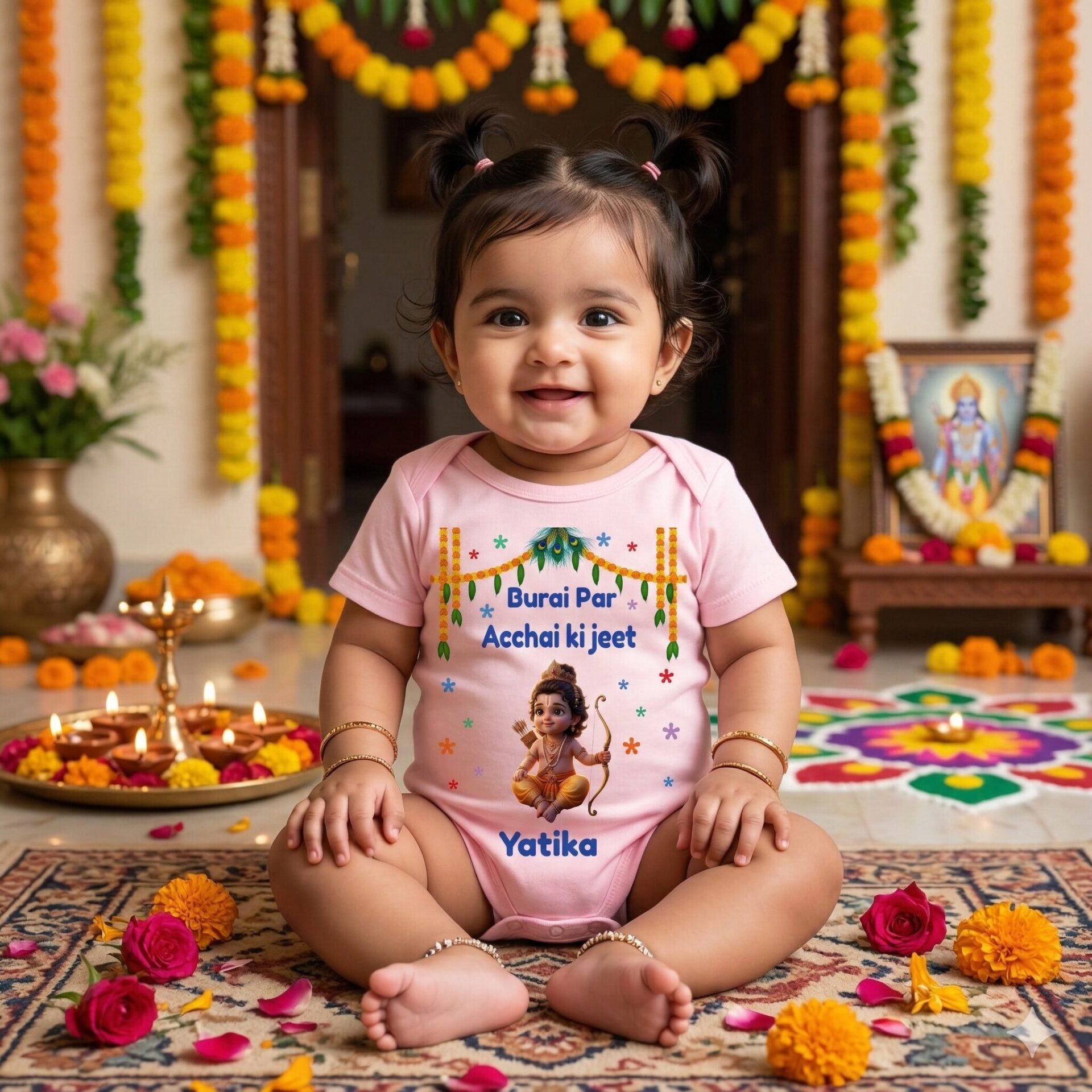Ram Navami Baby Romper