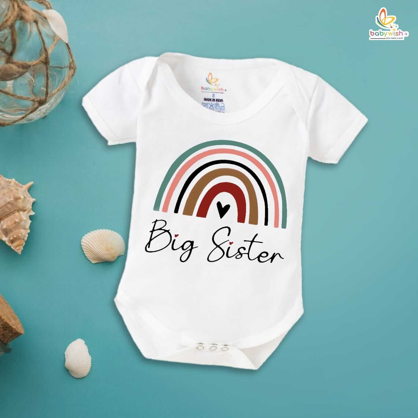 Cute Rakshabandhan Romper for Kids, Brother Sister Matching Outfit, Soft Cotton Half Sleeve Dress, Perfect Rakhi Gift Onesie for Boys and Girls Babywish
