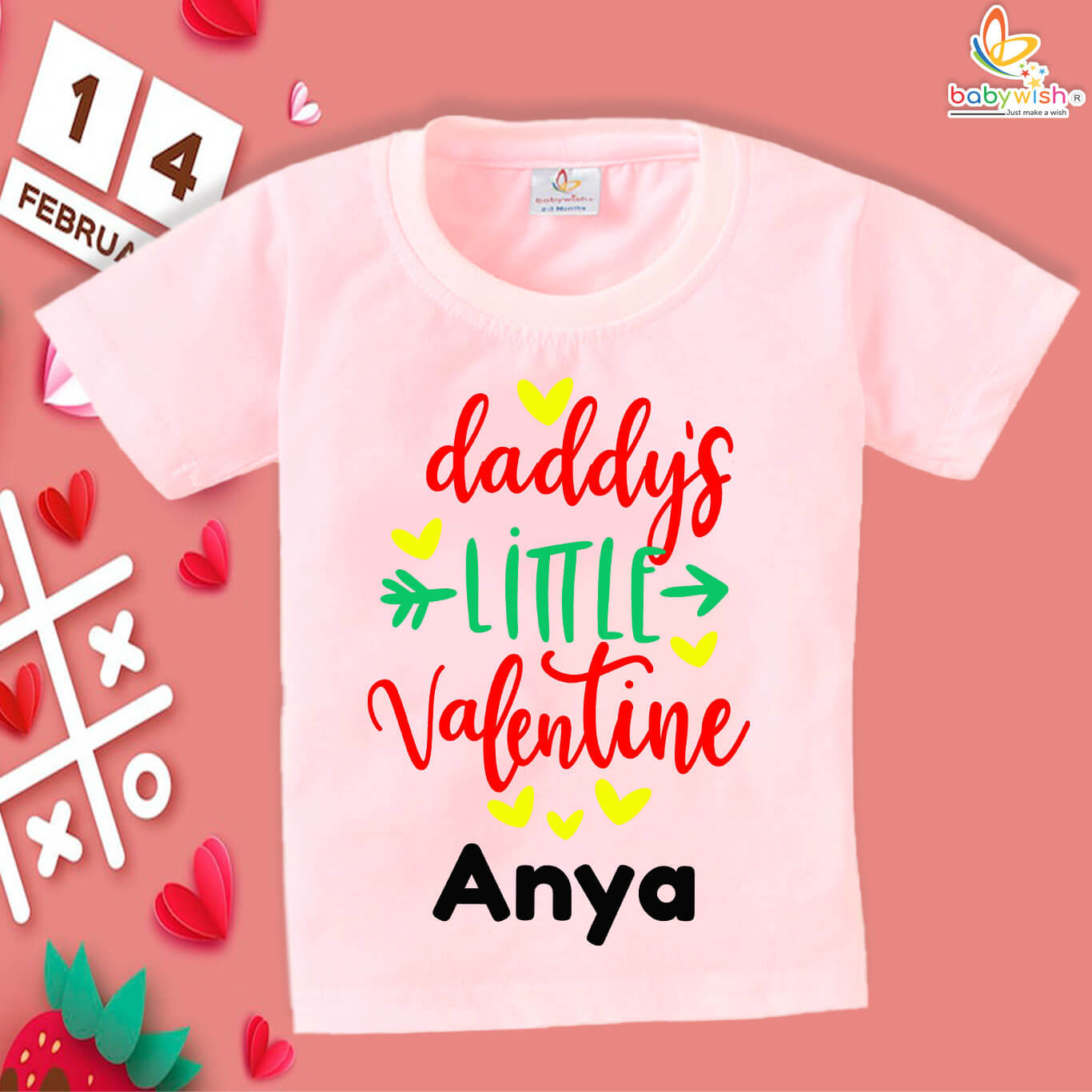baby first valentine tshirt