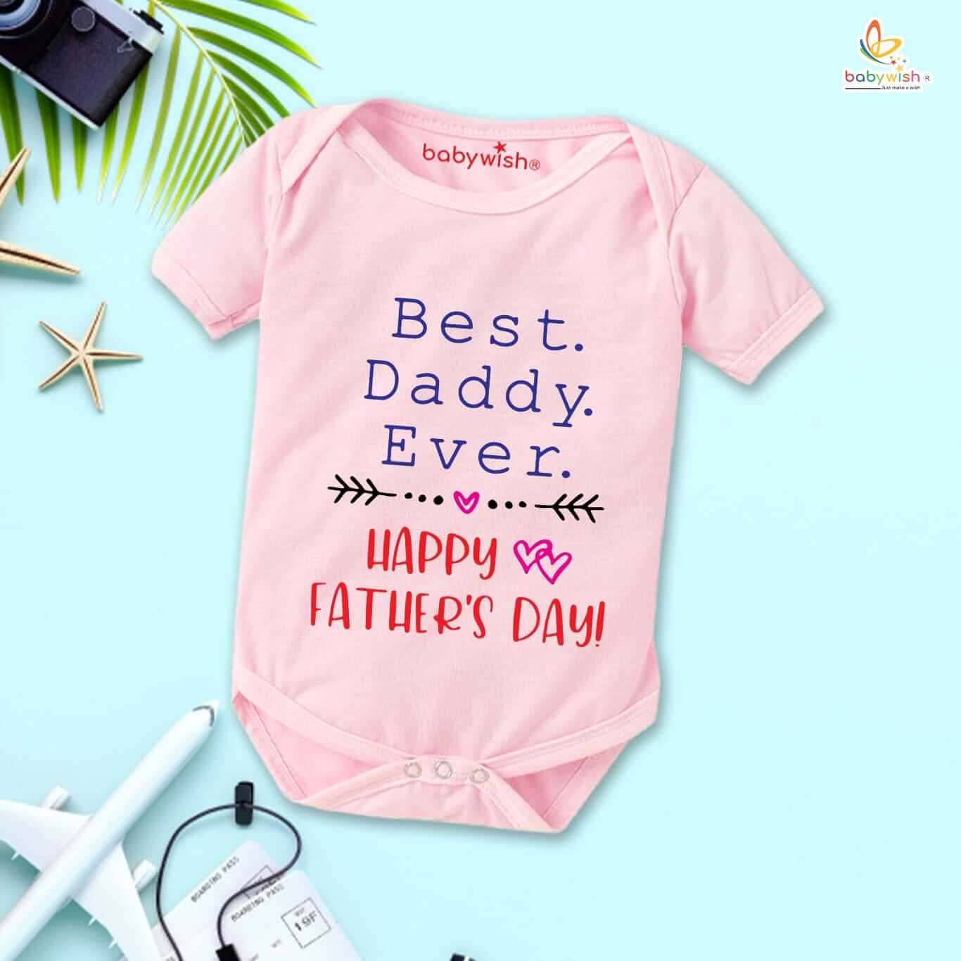 best daddy ever baby romper