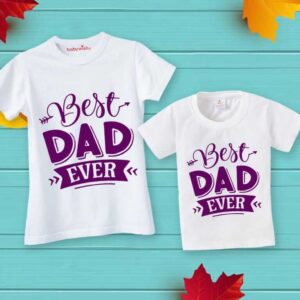 Best Dad Ever matching t-shirt