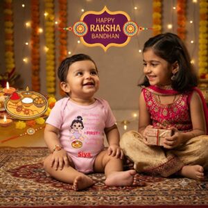 First Raksha Bandhan Romper
