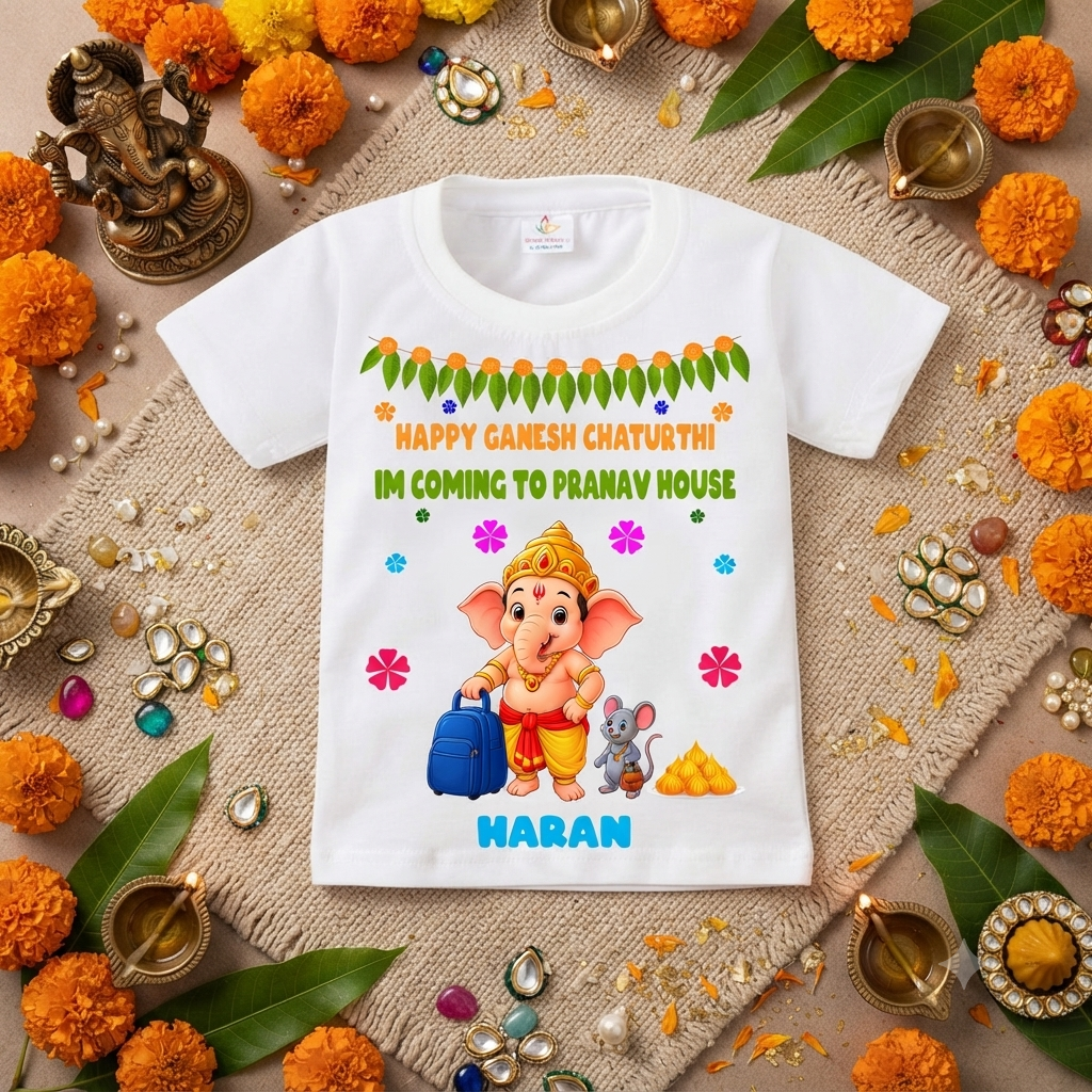 Ganesh Chaturthi t-shirt kids