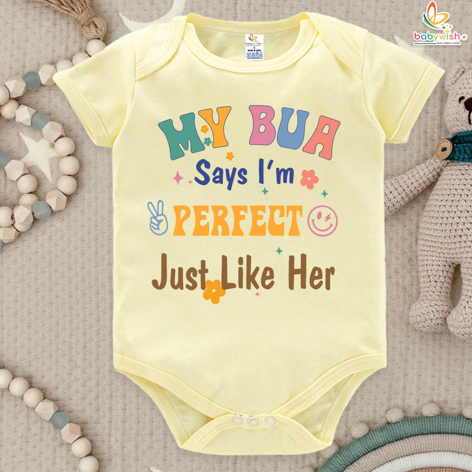 Baby Arrival Coming Home Romper | Personalized Baby Arrival Bua  Reveal Bodysuit | Cute Onesie for Baby Boy & Girl – Babywish