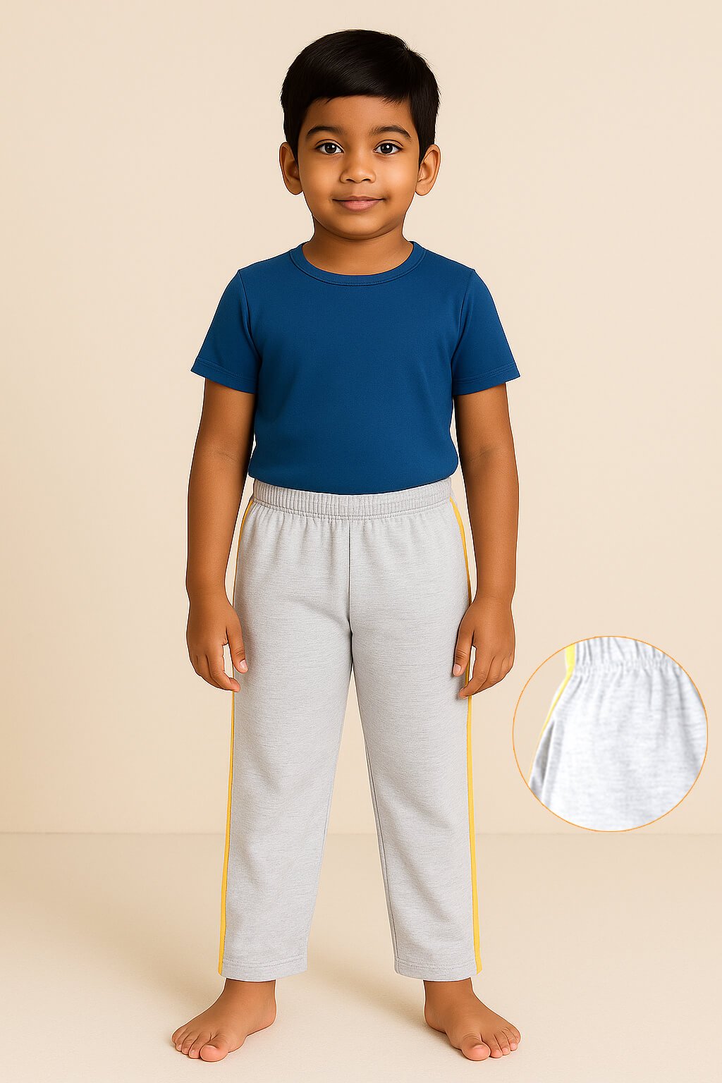 Grey Nightwear Kids Pajama | Soft & Comfortable Sleepwear for Boys & Girls | Stylish & Breathable Nightwear for Toddlers & Kids – Perfect for Daily Use & Gifting | Babywish