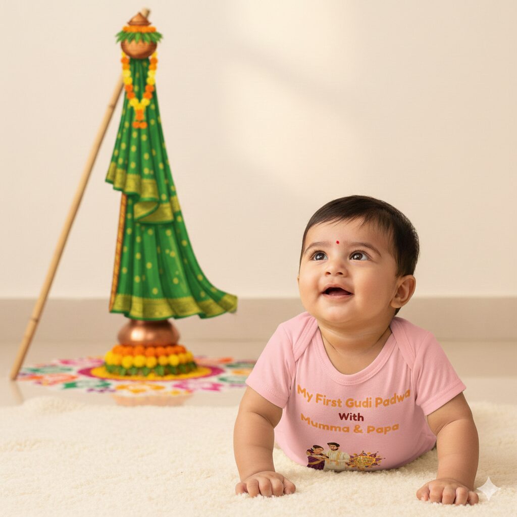my first baby gudi padwa romper
