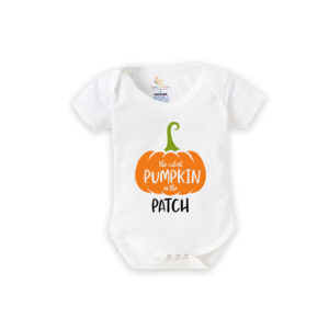 My First Halloween Baby Girl Romper – Newborn Tutu Skirt Bodysuit with Cute Pumpkin Print for Infant Girls 0-12 Months Halloween Costume Outfit – Babywish