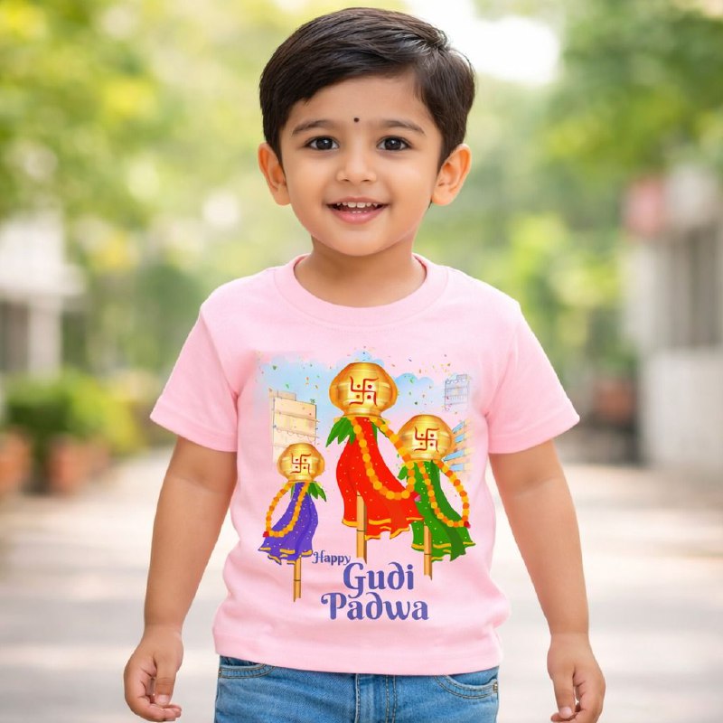 Gudi Padwa outfit for kids