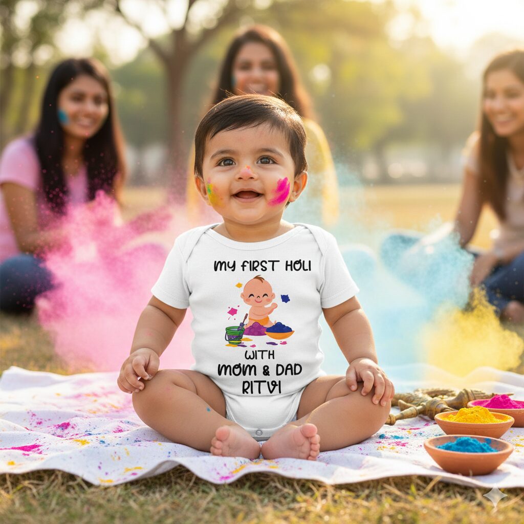 Celebrate Holi in style with this cute Holi Romper