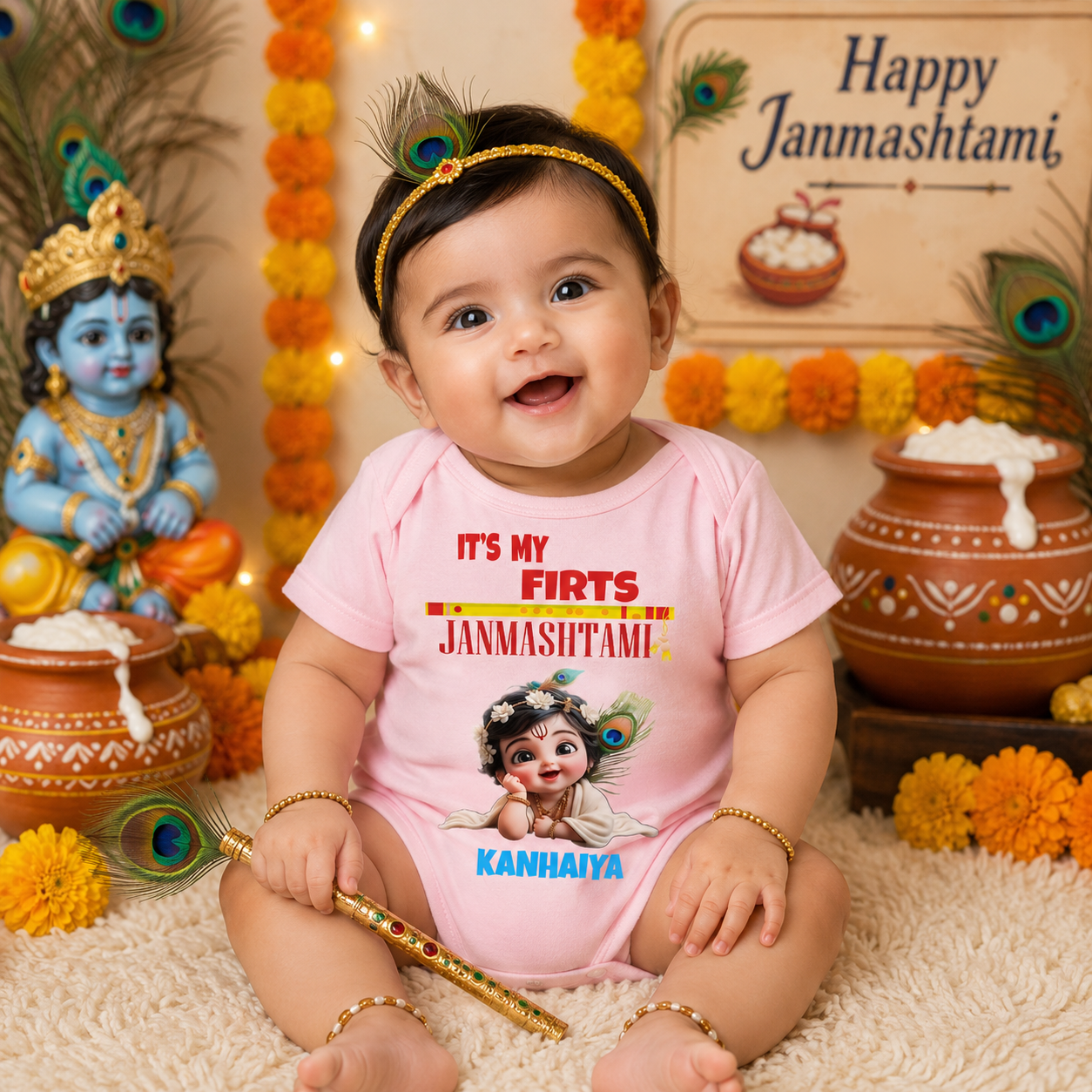 krishna janmashtami romper