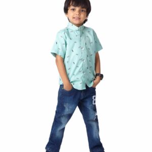 Kids Full Sleeve Shirt for Boys & Girls | Goggle Printed Theme Toddler Shirt | Summer & Winter Top Wear | Soft, Comfortable, Durable Kids Clothes for Everyday Wear