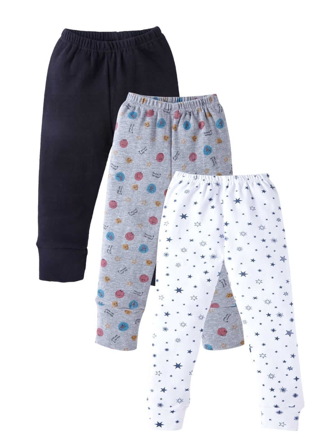 Kids Pajama Leggings Combo Set | Elastic Waist Pants for Boys & Girls | Newborn Baby Unisex Trackpant & Leggings | Soft, Comfortable, Durable Sleepwear for Toddlers & Kids