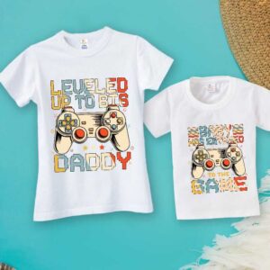 Dad and baby matching outfit set