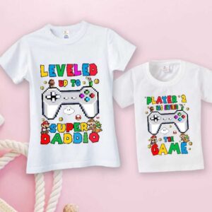 Father baby matching t-shirt combo