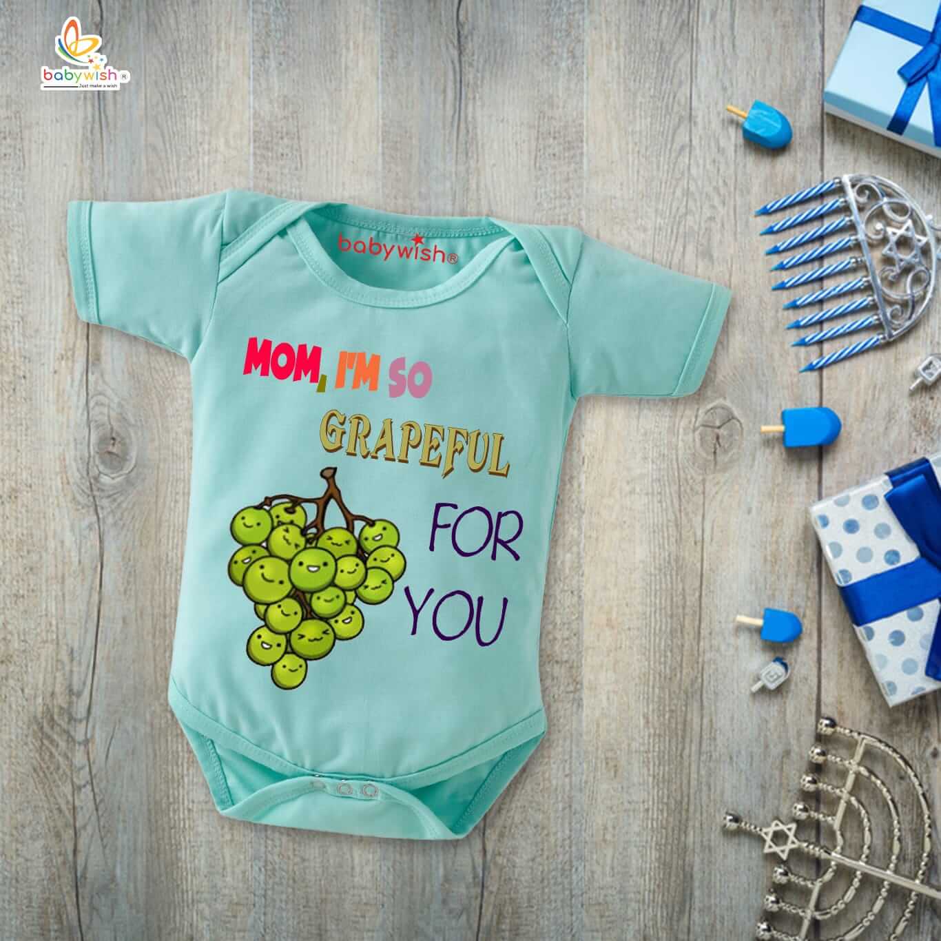 Mothers Day Special Baby Outfit Half Sleeve Unisex Romper Onesies for Newborn Baby – Cute Soft Cotton, Perfect Gift for Baby Boys & Girls