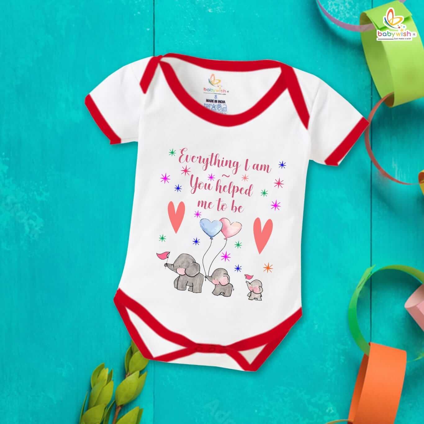 Mother's Day Special Baby Outfit, Half Sleeve Unisex Romper Onesies for Newborn Baby, Soft Comfortable Infant Clothes, Adorable Gift for Moms, Cute Festive Baby Wear