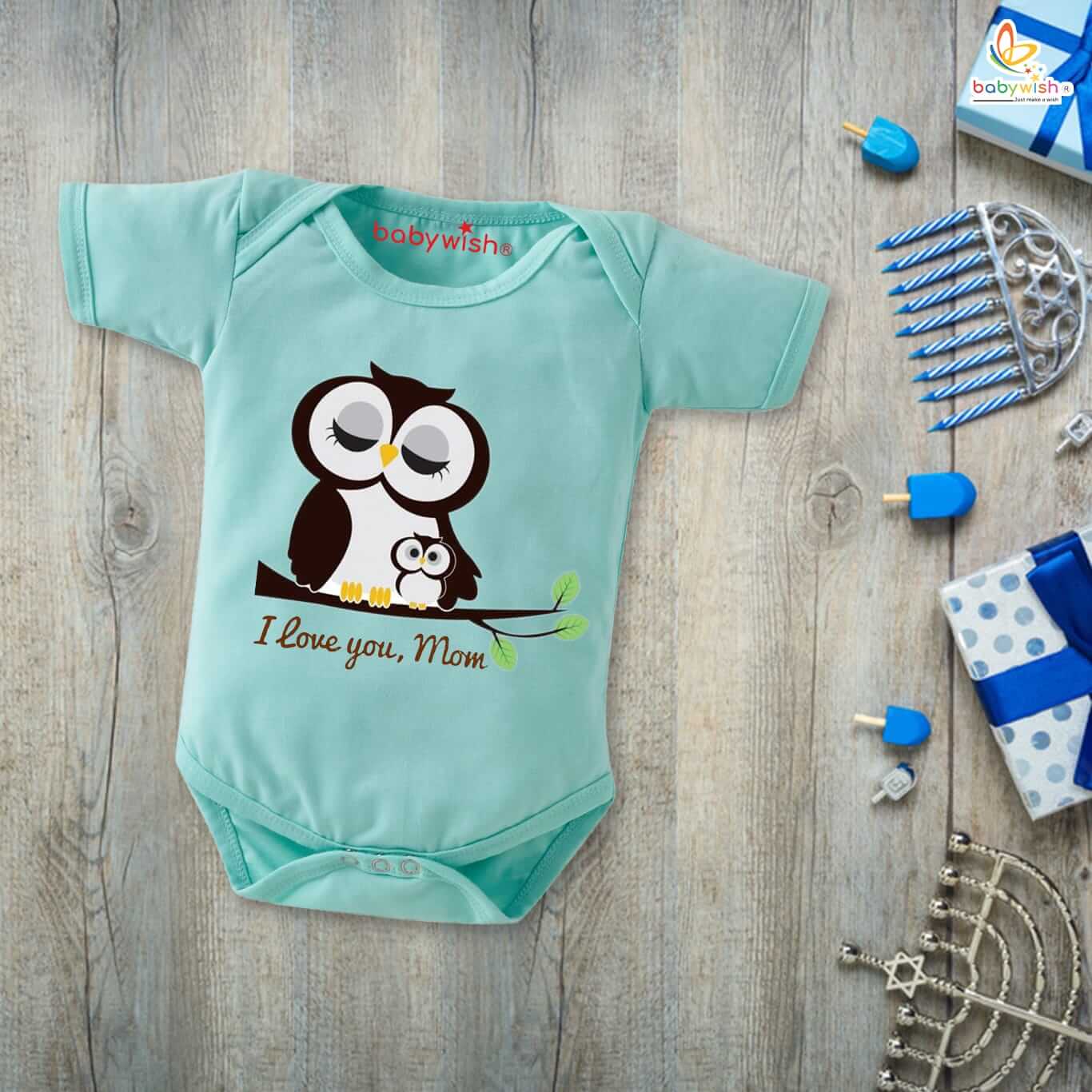 Mother's Day Special Baby Outfit, Half Sleeve Unisex Romper Onesies for Newborn Baby, Soft Comfortable Infant Clothes, Adorable Gift for Moms, Perfect Festive Baby Wear