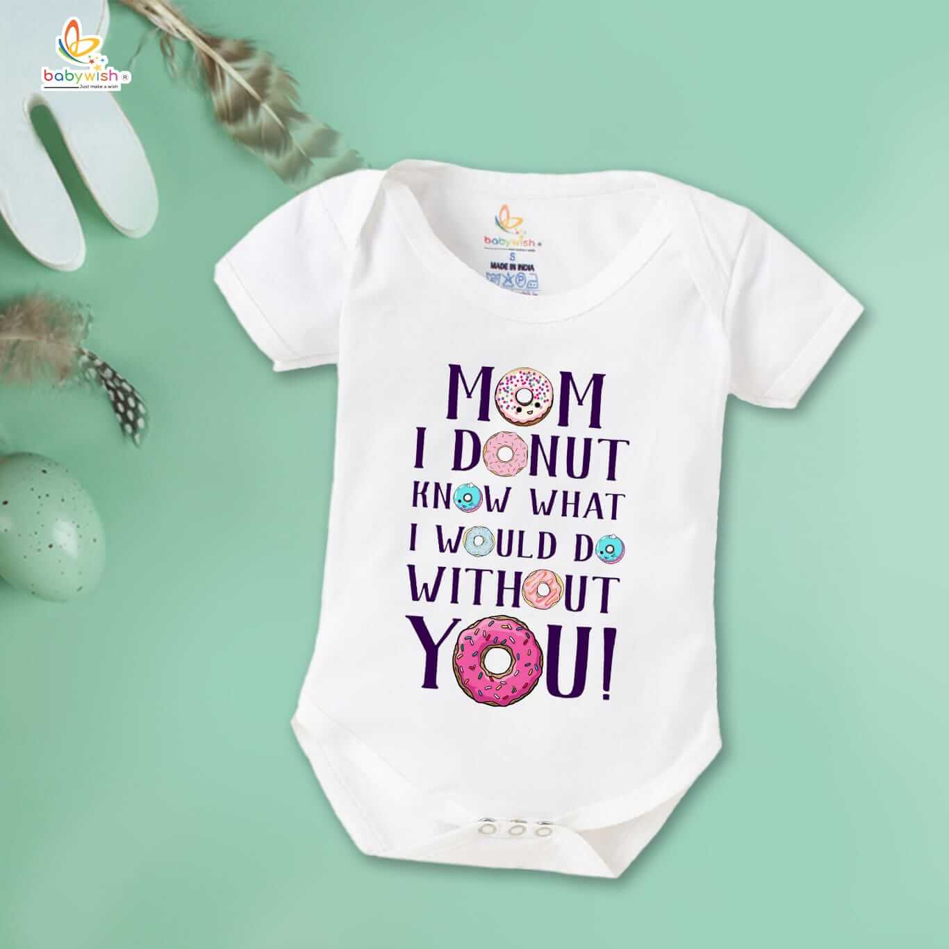 Mother’s Day Special Baby Romper Outfit for Newborns – Half Sleeve Unisex Onesies, Soft & Comfortable Baby Clothes, Perfect Gift for Newborn Baby
