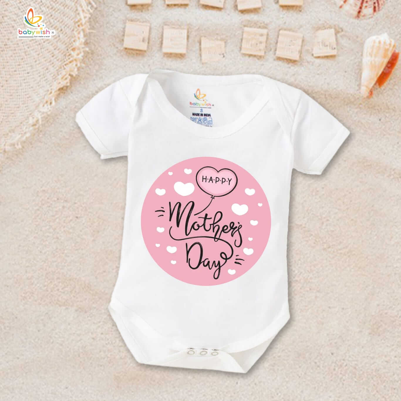 Mother’s Day Special Baby Romper Outfit for Newborns – Half Sleeve Unisex Onesies, Cute & Comfortable Baby Clothes, Ideal Gift for Newborn Baby Celebration