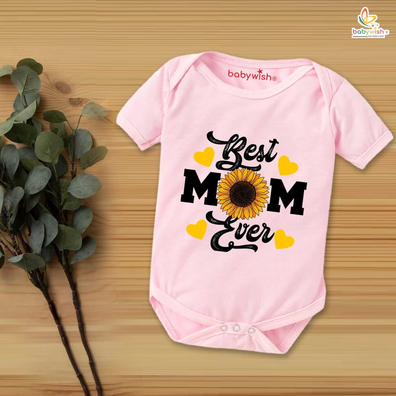 Mother's Day Special Baby Outfit Half Sleeve Unisex Romper Onesies for Newborn Baby – Cute Cotton Infant Clothes, Ideal Gift for Baby Boys & Girls