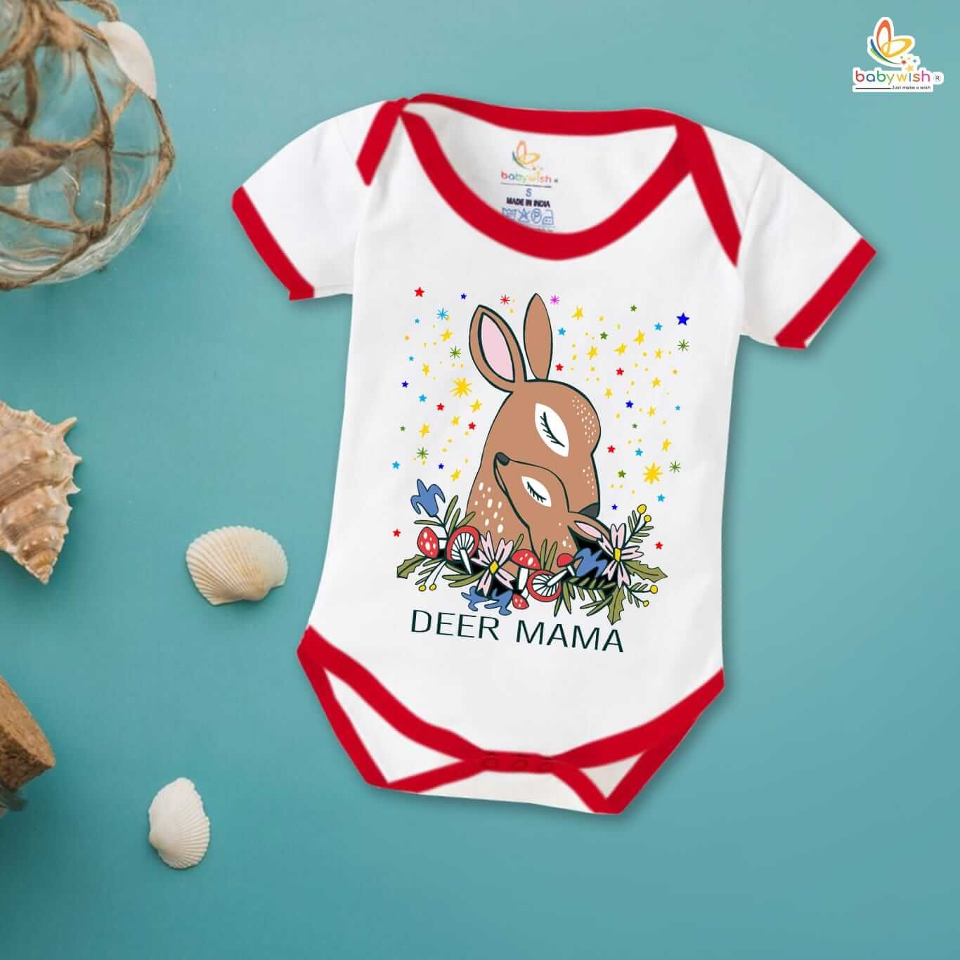 Mother's Day Special Baby Outfit, Half Sleeve Unisex Romper Onesies for Newborn Baby, Soft Comfortable Infant Clothes, Cute and Festive Gift for Moms, Perfect Baby Wear